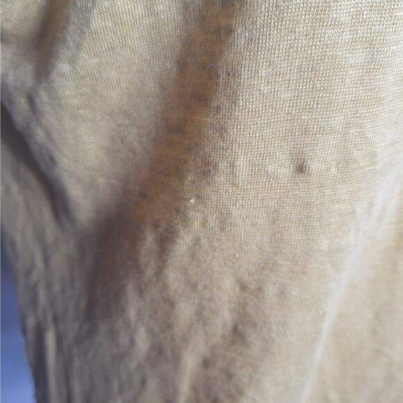 Rachel Zoe Womens Linen Tee Top Cap Sleeve  Large - Picture 9 of 11